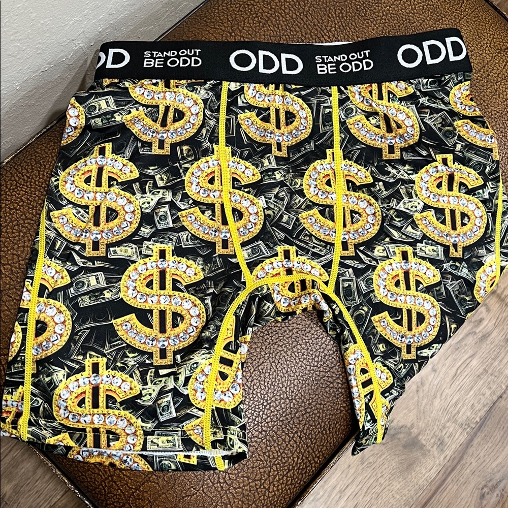 Odd Boxer Briefs Diamonds 💎 Cash Money 💰 Premium Men’s Lightweight Underwear!